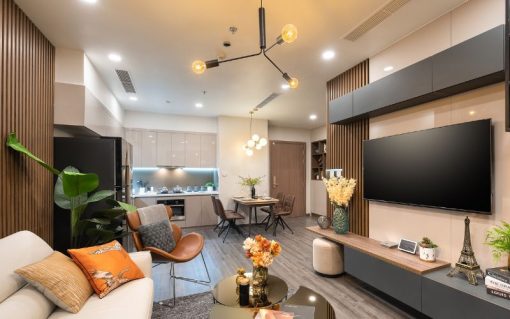 Căn hộ Golden Park Tower hướng Tây Nam, diện tích 73.33m²